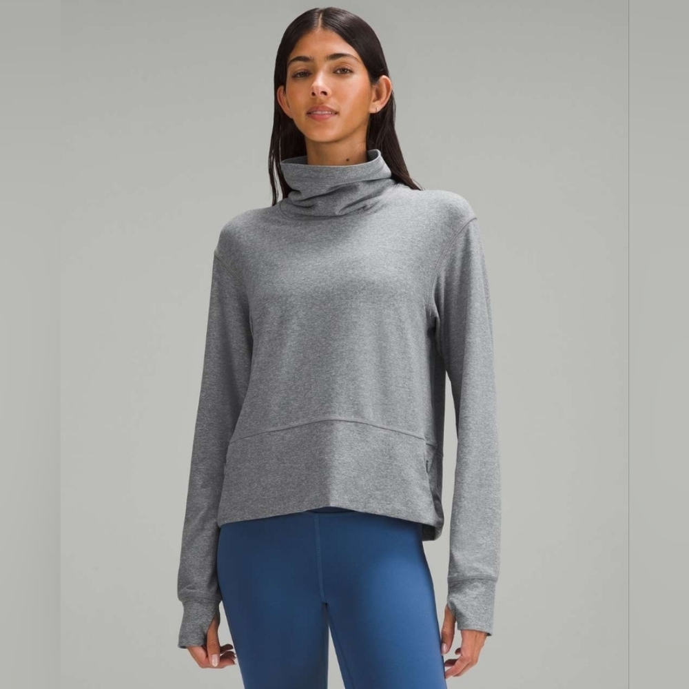 Lululemon Ready to Rulu Pullover Sweatshirt Heather Gray Women’s Size 6